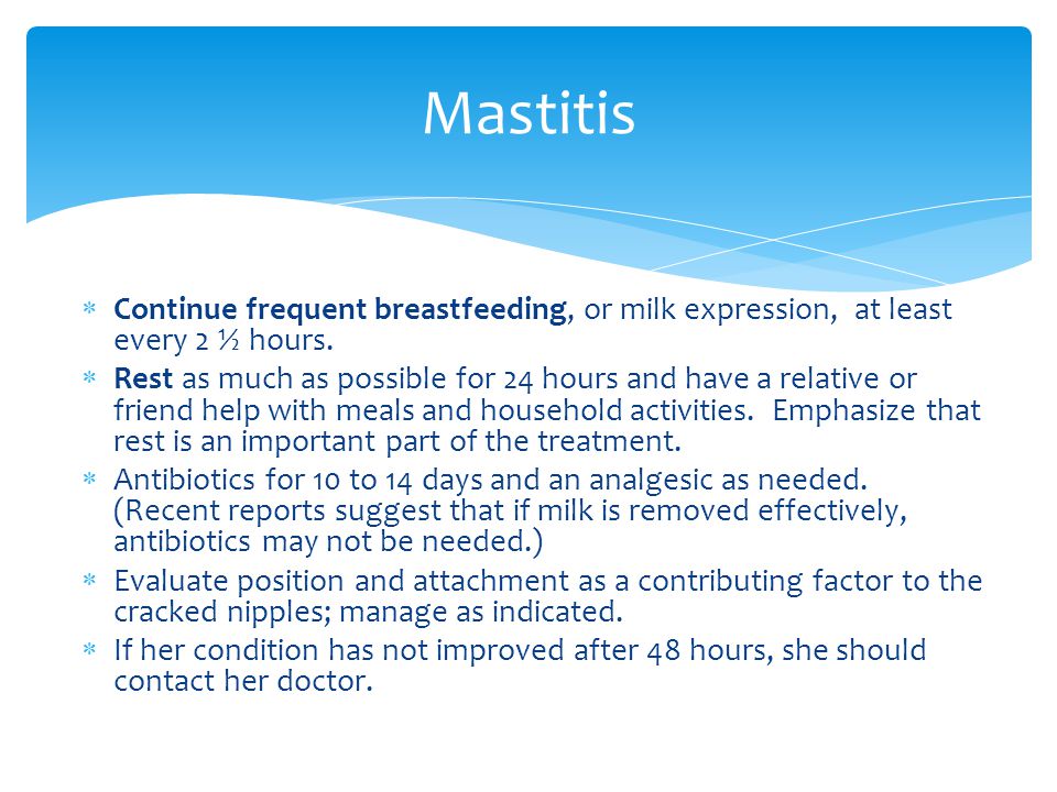 A speech on the importance for mothers to continue breastfeeding their infants
